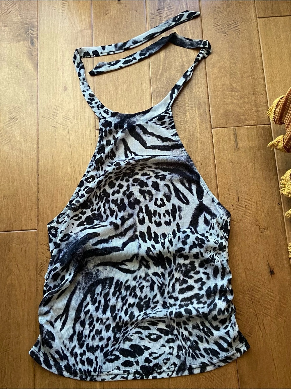 New with Tags Animal Print Halter Tank Top